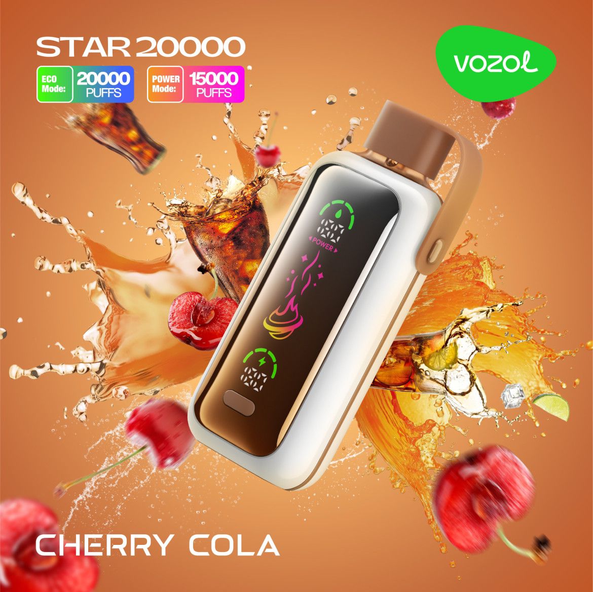 Vozol Star 20000 Puffs Disposable Vape With Led Screen|Dubai