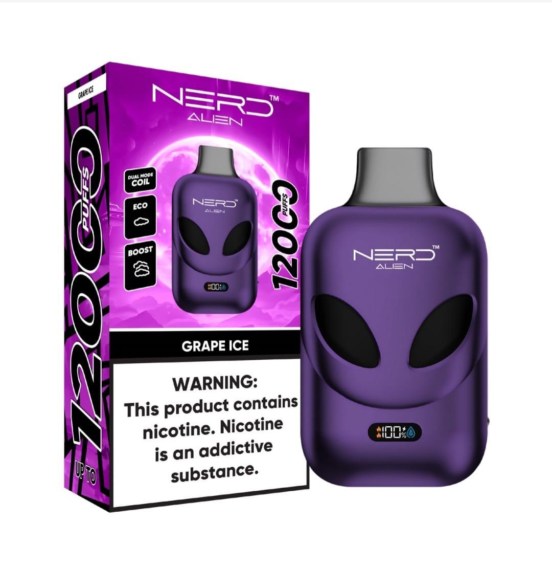 NERD Alien 12000 Puffs Disposable Vape Kit