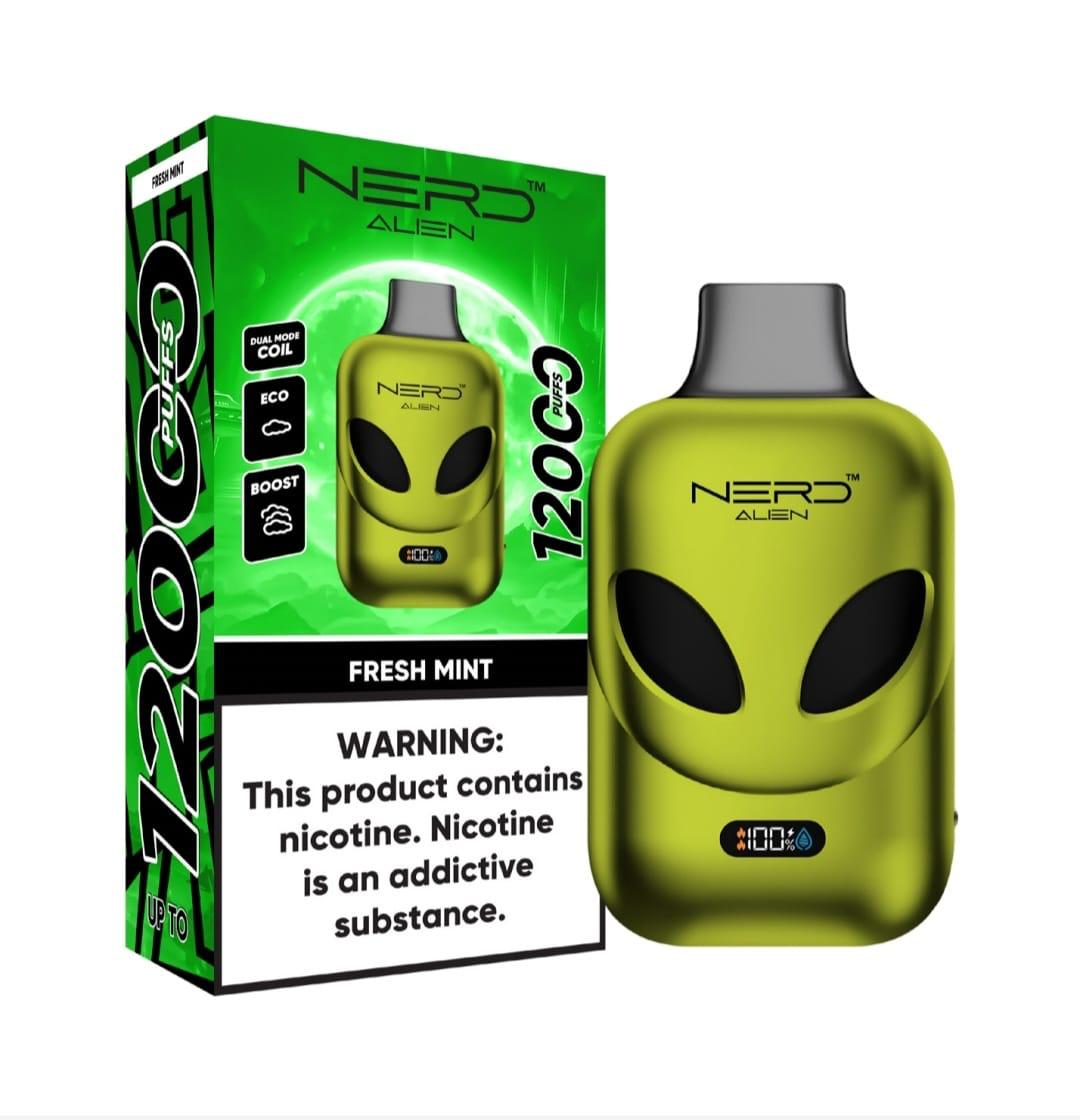 NERD Alien 12000 Puffs Disposable Vape Kit