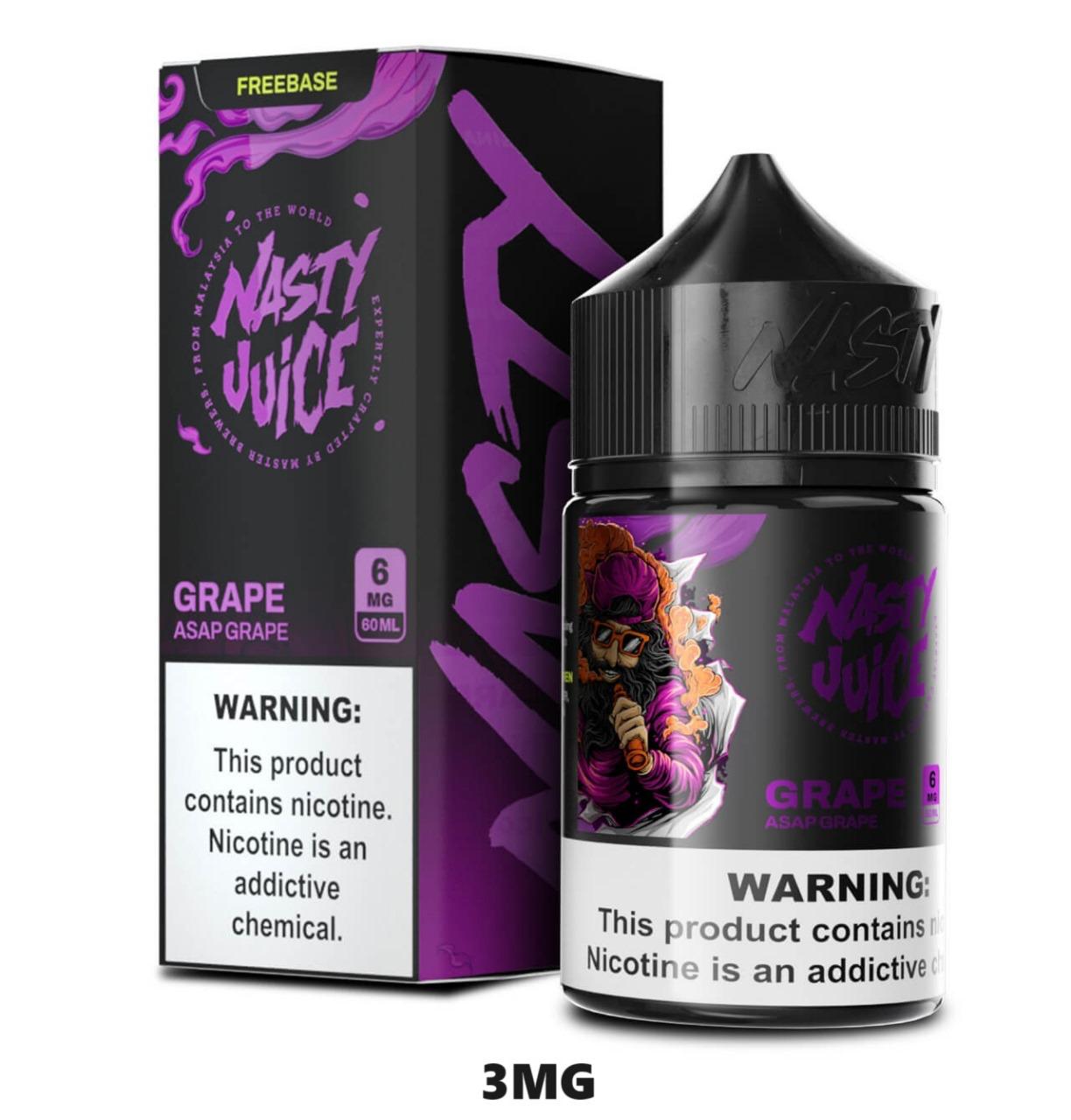 NASTY 60ML E-LIQUID 3mg/6mg NICOTINE  In DUBAI|Vape UAE