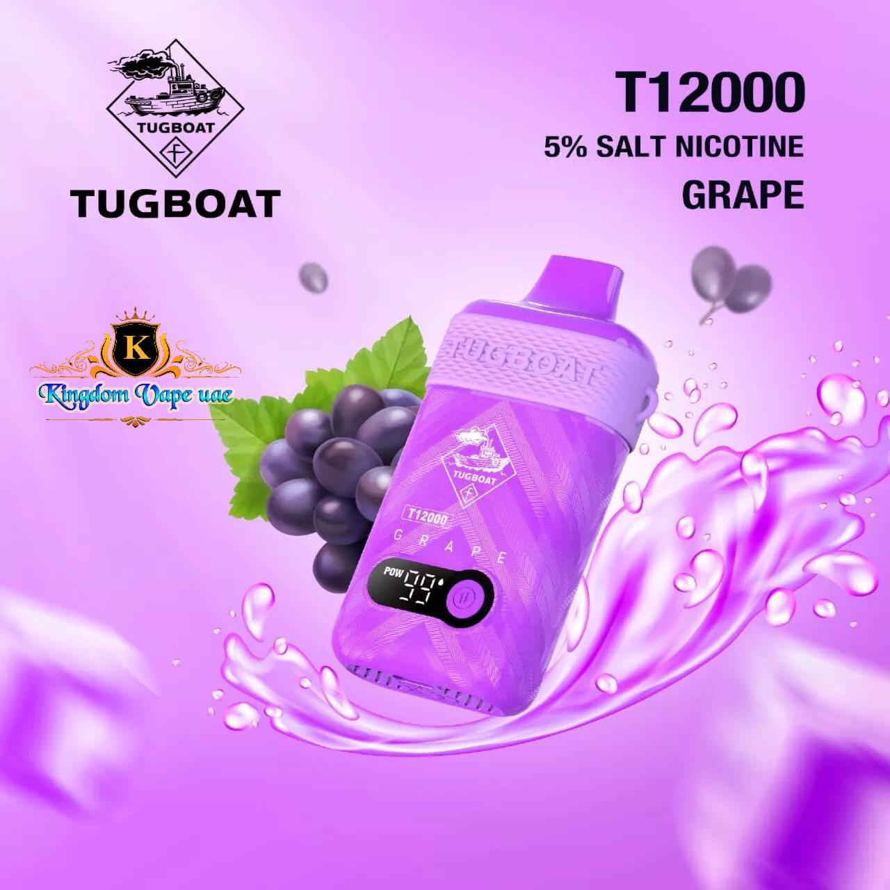 Tugboat T12000 Puffs Disposable Vape By Tugboat|Online Shop Dubai