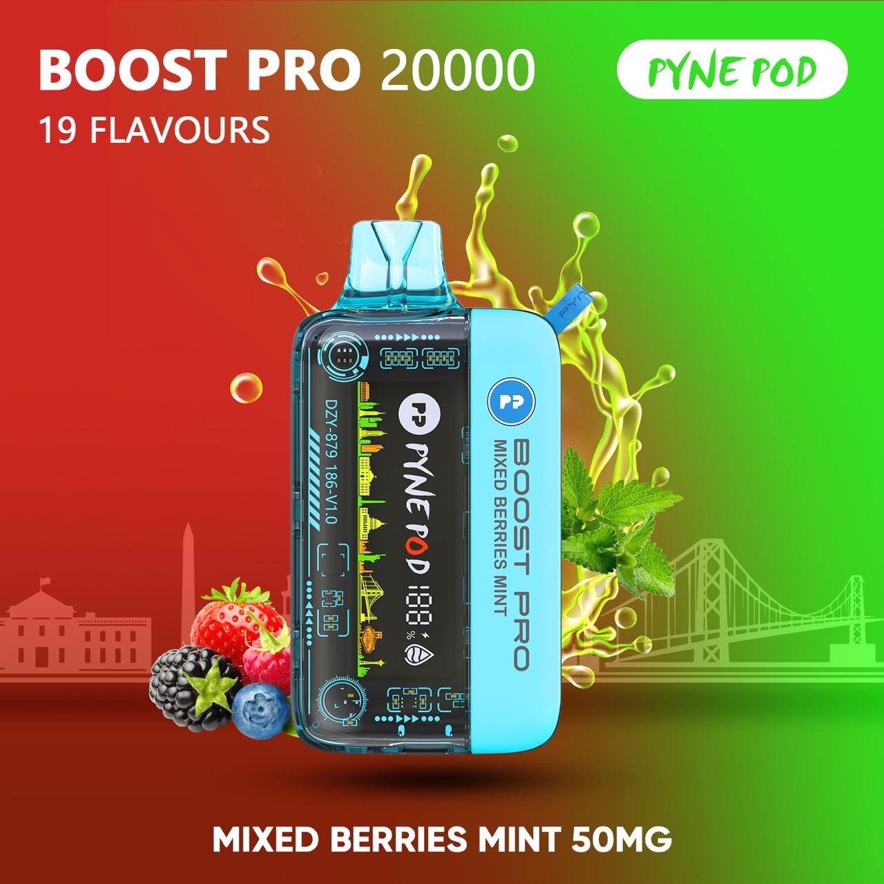 Pyne Pod Boost Pro 20000 Puffs By Pyne Brand Dubai