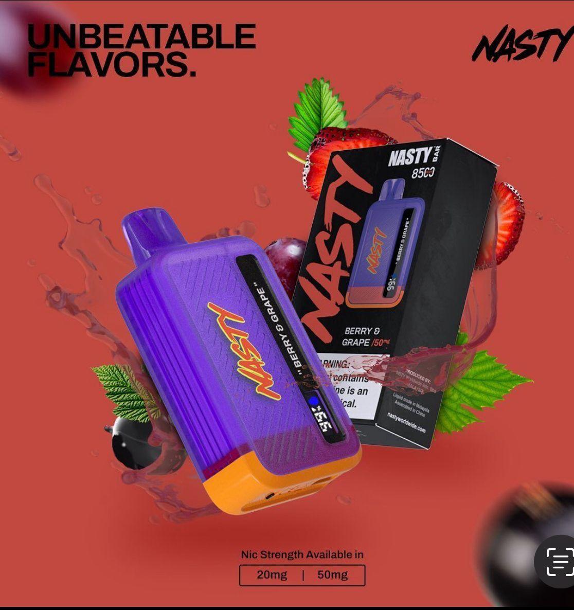 Nasty Bar 8500 Puffs Disposable Vape Online Vape Shop Dubai|