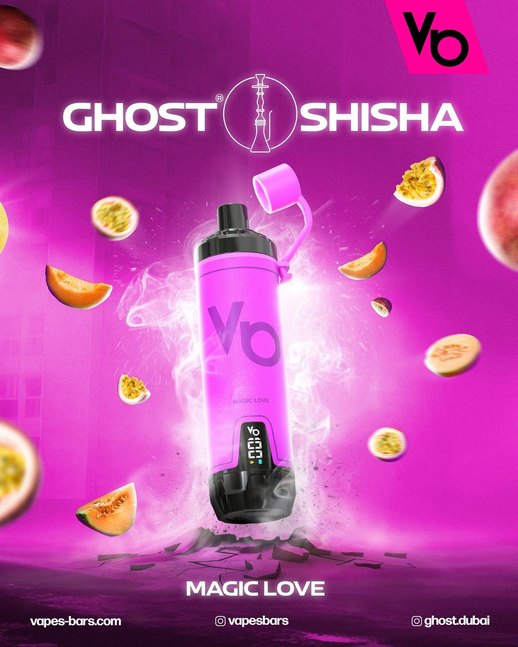 Vapes Bars Ghost Shisha 15000 Puffs Dubai