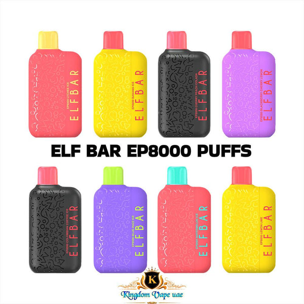 ELF Bar EP8000 Puffs Disposable Vape 20mg Strong