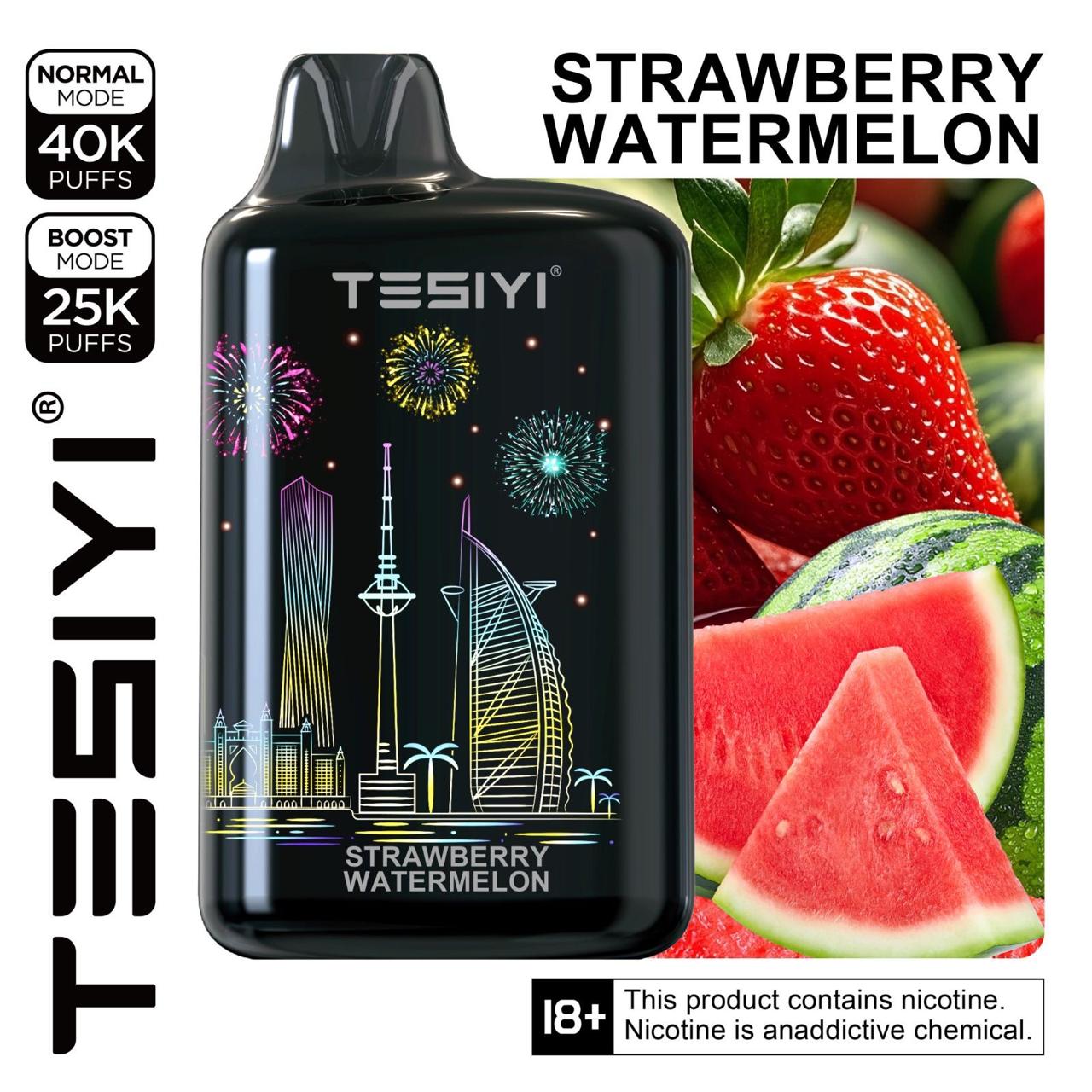 Tesiyi Ultra Max 40000 puffs With 360° LED Screen| Vapes Shop Business Bay