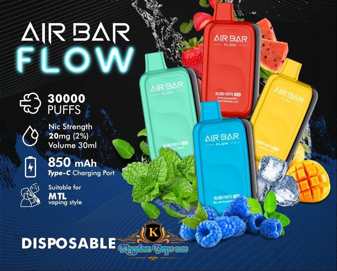 Air Bar Flow 30000 Puffs Disposable Vape-Vape Shop Dubai Air Bar Flow 30000 Puffs Disposable Vape-Vape Shop Dubai
