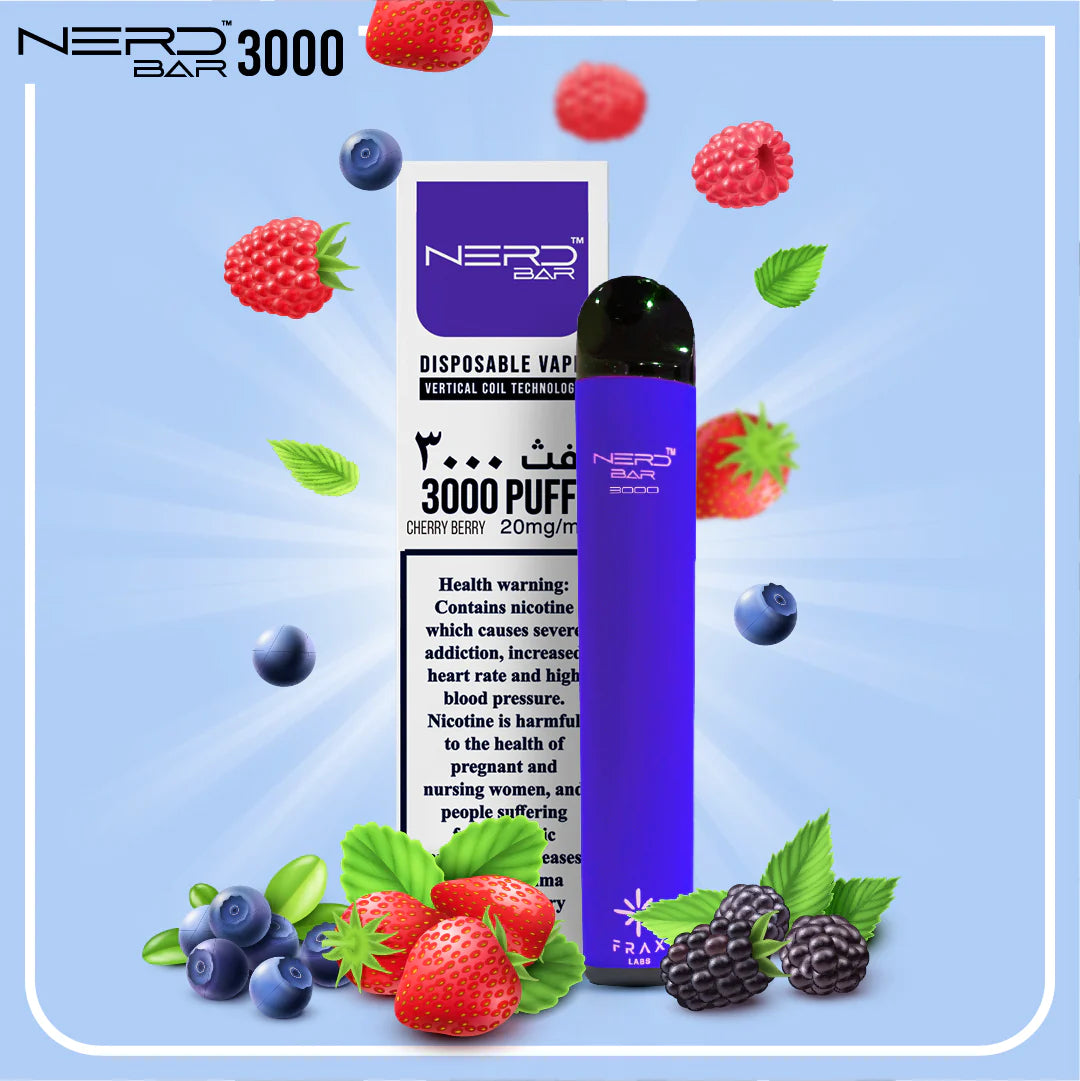 Nerd Bar 3000 Puffs Disposable (20MG) Nicotine