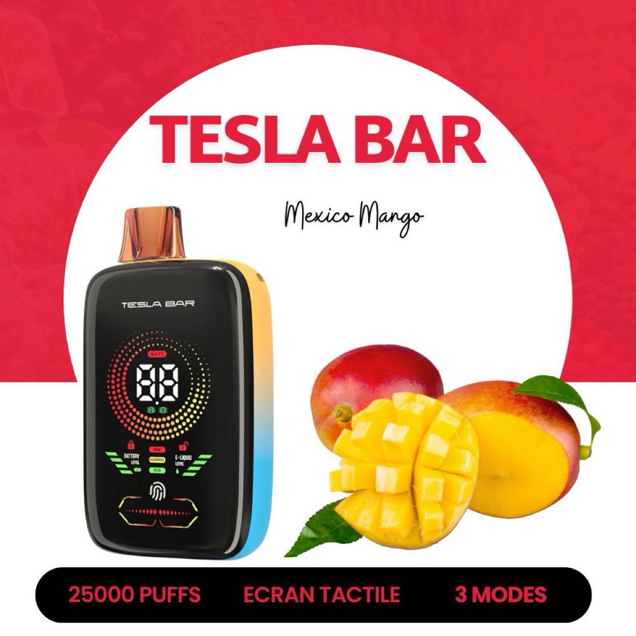 Buy New Tesla Bar XT 25000 Puffs Disposable Vape in Dubai