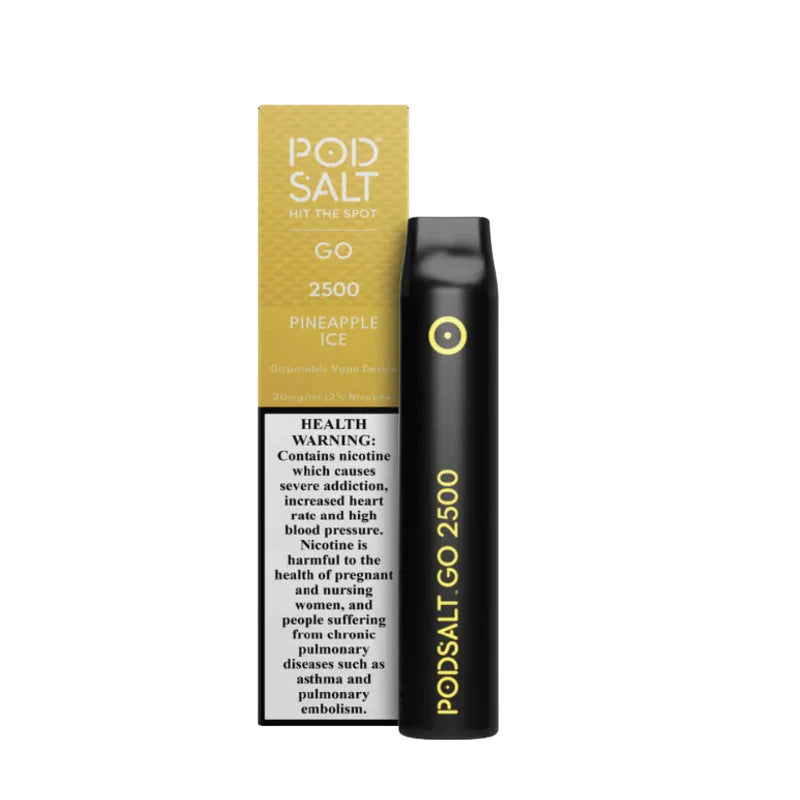 POD SALT GO 2500 PUFFS (2% Nicotine) DISPOSABLE VAPE PEN