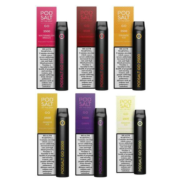 POD SALT Go Disposable 2500 Puffs |KINGDOM VAPE