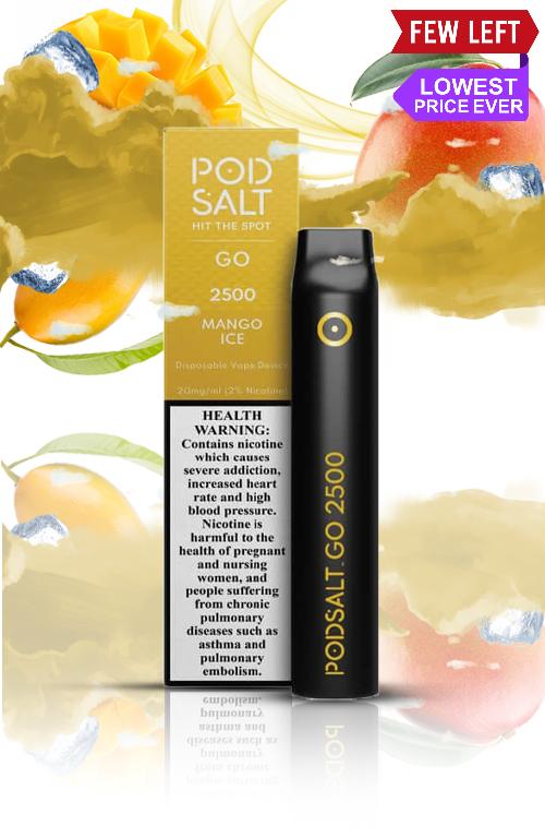 POD SALT Go Disposable 2500 Puffs |KINGDOM VAPE