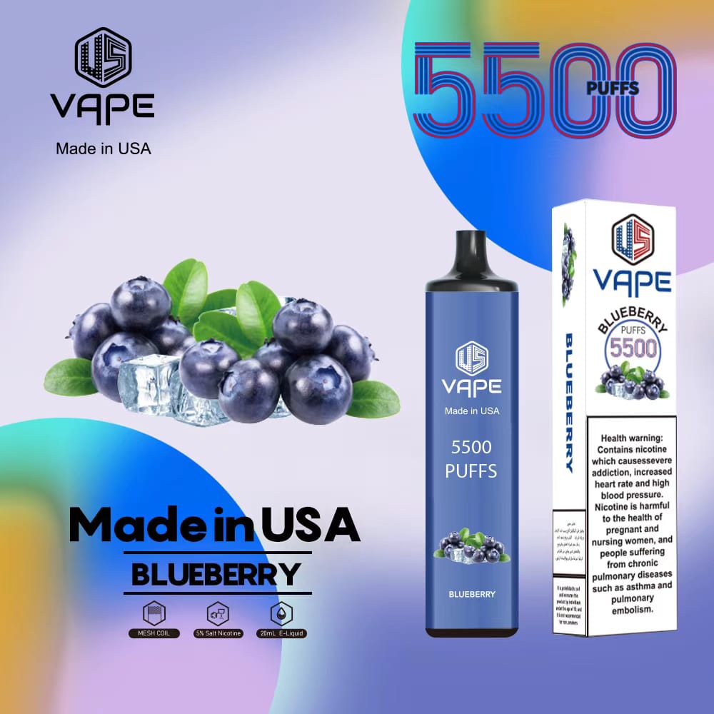 US DISPOSABLE VAPE 5500PUFFS