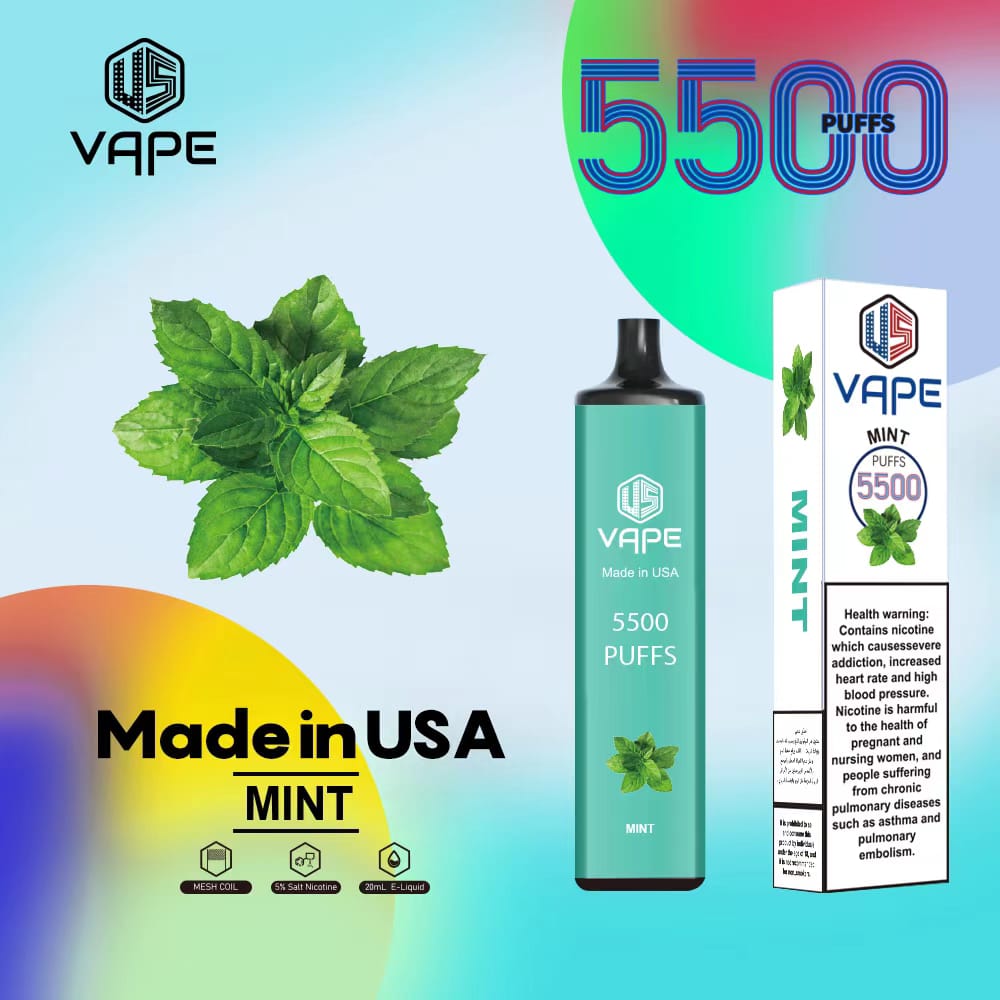 US DISPOSABLE VAPE 5500PUFFS