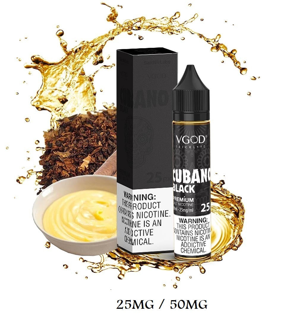 CUBANO BLACK VGOD SALT NIC 30ml