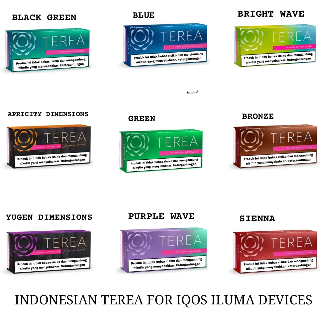 New IQOS Terea Indonesian (Terea Black Green)  Best Price in UAE