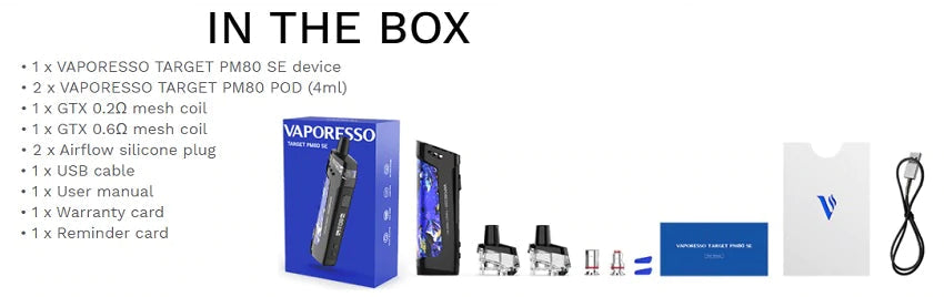 Vaporesso Target Pm80 SE Pod Mod Kit