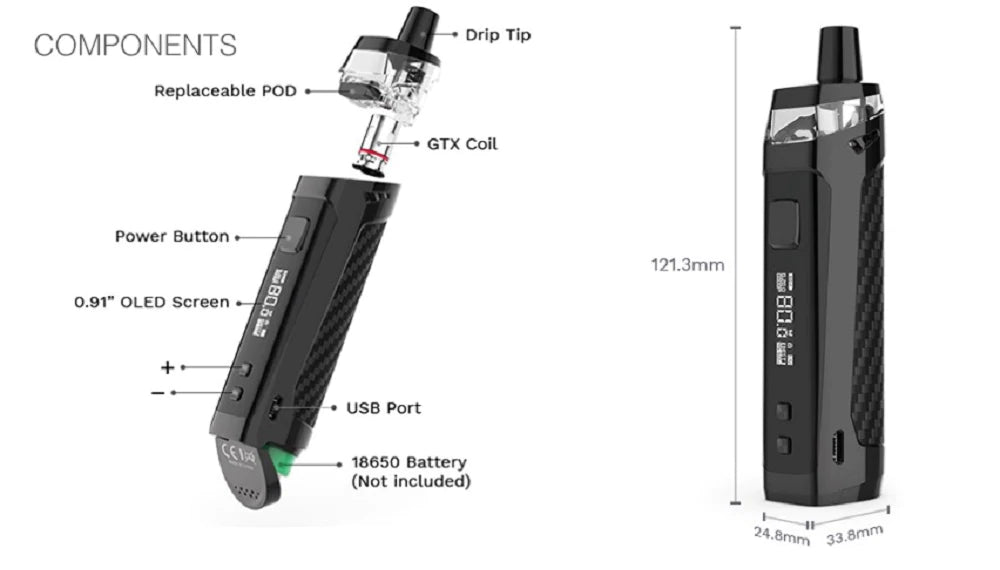 target pm80 vape pod kit Vaporesso Target Pm80 SE Pod Mod Kit